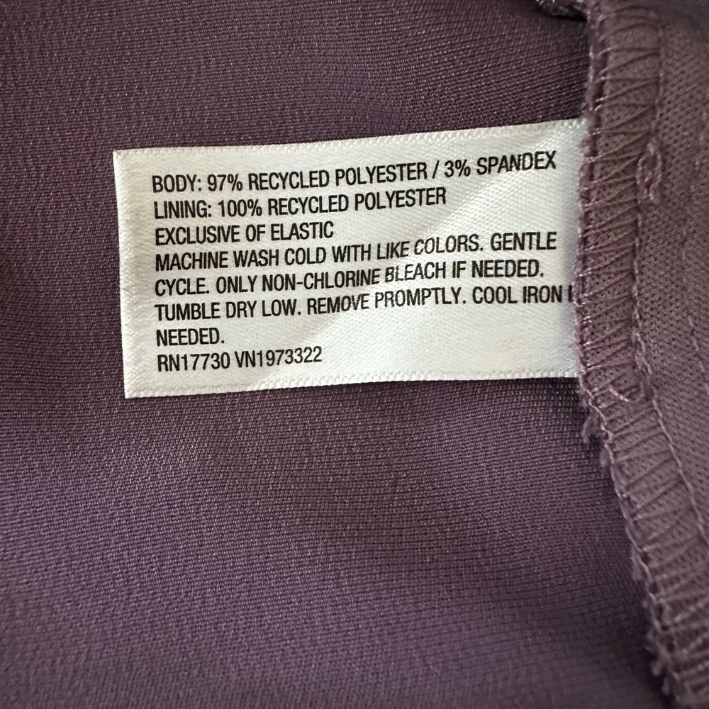 Wild Fable Satin Lavender Crop Top - Picture 4 of 6